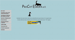Desktop Screenshot of procateuropa.de
