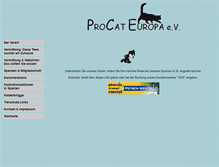 Tablet Screenshot of procateuropa.de